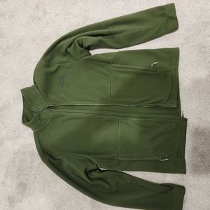 Gently used North Face green jacket M